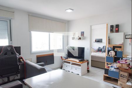 Sala/cozinha de apartamento à venda com 1 quarto, 34m² em Cambuci, São Paulo