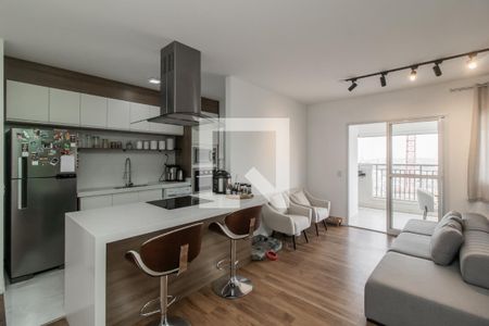 Sala de apartamento à venda com 2 quartos, 84m² em Vila Guilhermina, São Paulo