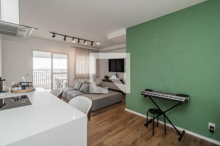 Sala de apartamento à venda com 2 quartos, 84m² em Vila Guilhermina, São Paulo