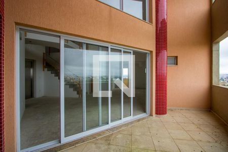 Varanda gourmet de apartamento à venda com 5 quartos, 256m² em Vila Assunção, Santo André
