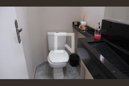 Lavabo de casa de condomínio à venda com 3 quartos, 130m² em Centro, Jundiaí