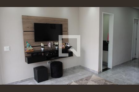 Sala de casa de condomínio à venda com 3 quartos, 130m² em Centro, Jundiaí