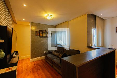 Sala de apartamento à venda com 2 quartos, 90m² em Vila Camilópolis, Santo André