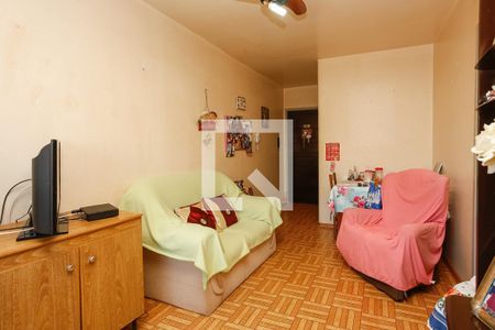 Sala de apartamento à venda com 1 quarto, 46m² em São Sebastião, Porto Alegre