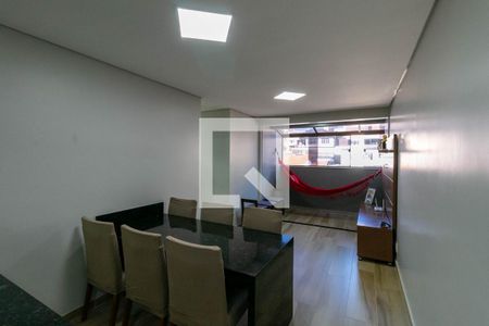 Sala  de apartamento à venda com 3 quartos, 101m² em Caiçara-adelaide, Belo Horizonte