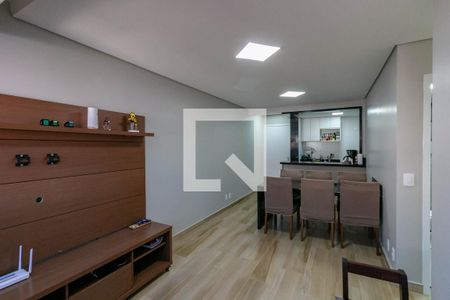 Sala  de apartamento à venda com 3 quartos, 101m² em Caiçara-adelaide, Belo Horizonte