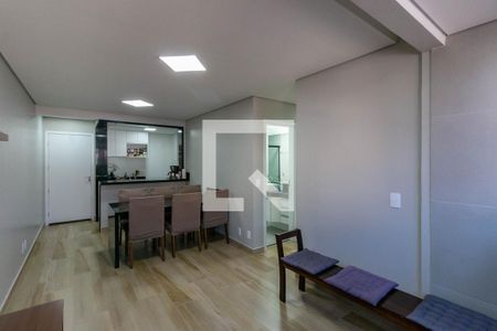 Sala  de apartamento à venda com 3 quartos, 101m² em Caiçara-adelaide, Belo Horizonte