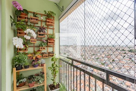 Varanda da Sala de apartamento à venda com 2 quartos, 53m² em Vila Moraes, São Paulo