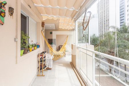 Varanda da Sala de apartamento à venda com 2 quartos, 112m² em Aclimação, São Paulo