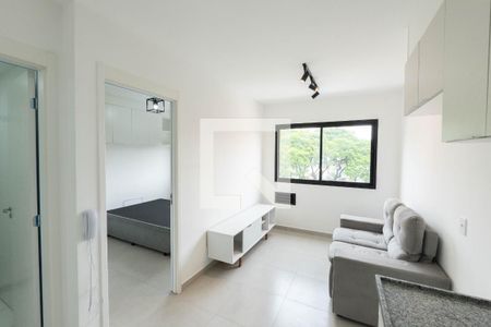 Sala/Cozinha de apartamento para alugar com 1 quarto, 27m² em Bela Vista, São Paulo