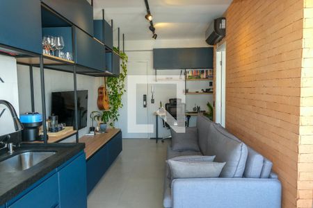 Sala de apartamento para alugar com 1 quarto, 36m² em Pinheiros, São Paulo