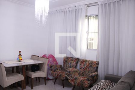 Sala de apartamento à venda com 3 quartos, 62m² em Jardim Riacho das Pedras, Contagem