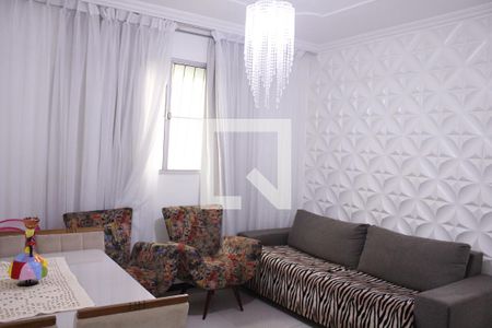 Sala de apartamento à venda com 3 quartos, 62m² em Jardim Riacho das Pedras, Contagem