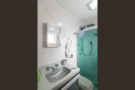Banheiro da Suite de apartamento à venda com 3 quartos, 80m² em Jardim, Santo André