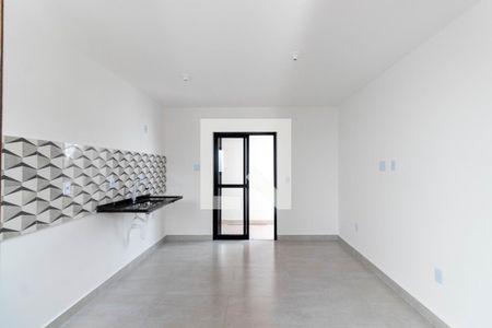 Sala/Cozinha de apartamento à venda com 2 quartos, 52m² em Vila Paranagua, São Paulo
