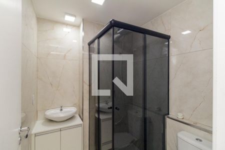 Banheiro de apartamento para alugar com 1 quarto, 27m² em Vila Buarque, São Paulo