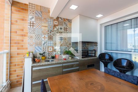 Varanda gourmet de apartamento à venda com 3 quartos, 100m² em Vila Osasco, Osasco