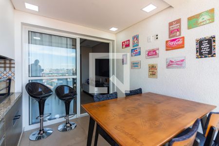 Varanda gourmet de apartamento à venda com 3 quartos, 100m² em Vila Osasco, Osasco