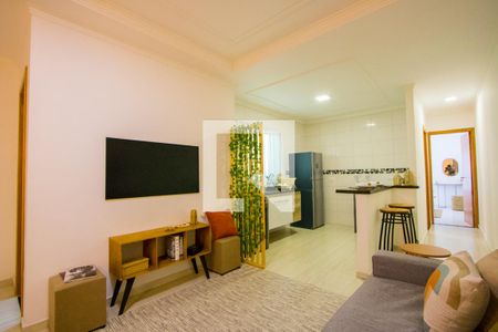 Sala de apartamento à venda com 2 quartos, 114m² em Jardim Bom Pastor, Santo André