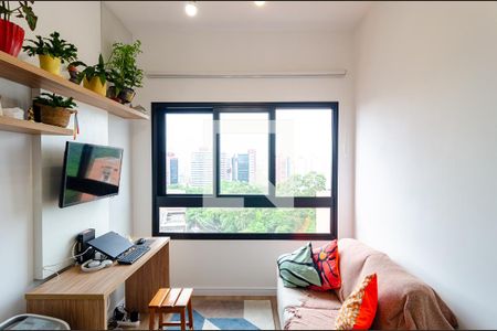 Sala de apartamento para alugar com 1 quarto, 26m² em Mirandópolis, São Paulo