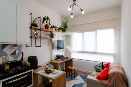 Sala de apartamento para alugar com 1 quarto, 26m² em Mirandópolis, São Paulo