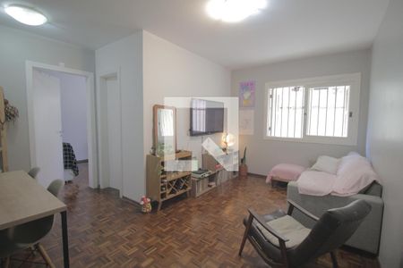 Sala de apartamento à venda com 1 quarto, 48m² em Nossa Senhora das Gracas, Canoas