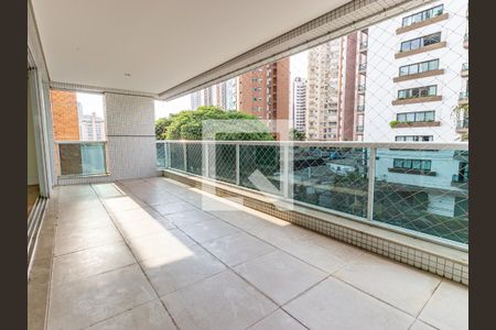 Varanda de apartamento para alugar com 4 quartos, 246m² em Jardim Analia Franco, São Paulo