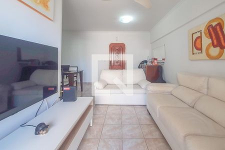 Sala 1 de apartamento para alugar com 3 quartos, 85m² em Parque Enseada, Guarujá