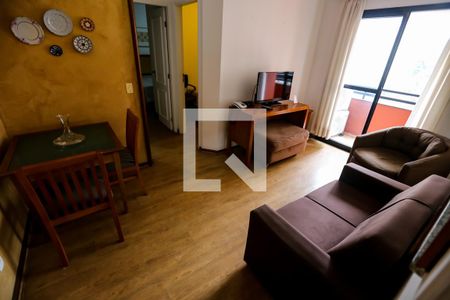 Sala de apartamento para alugar com 2 quartos, 50m² em Cidade Monções, São Paulo