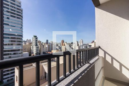 Varanda de kitnet/studio à venda com 1 quarto, 25m² em Pinheiros, São Paulo