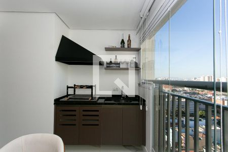 Varanda gourmet de apartamento à venda com 2 quartos, 81m² em Cidade Mãe do Céu, São Paulo