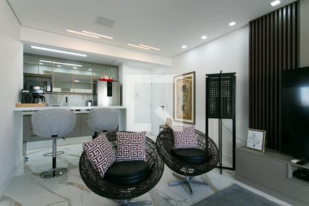 Sala de apartamento à venda com 2 quartos, 81m² em Cidade Mãe do Céu, São Paulo