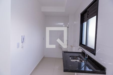 Sala Cozinha  de apartamento para alugar com 2 quartos, 47m² em Vila Nhocuné, São Paulo