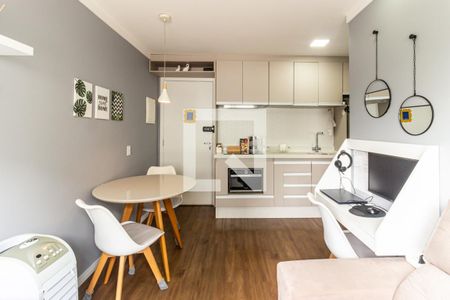 Sala de apartamento para alugar com 1 quarto, 26m² em Vila Buarque, São Paulo