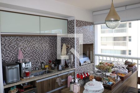 Sacada  gourmet de apartamento à venda com 3 quartos, 162m² em Barra Funda, São Paulo