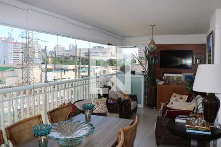 Sacada  gourmet de apartamento à venda com 3 quartos, 162m² em Barra Funda, São Paulo