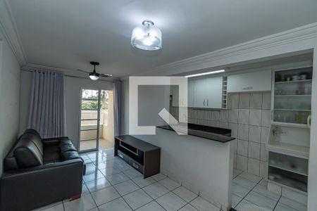 Sala de Estar/Jantar  de apartamento à venda com 2 quartos, 60m² em Bonfim, Campinas