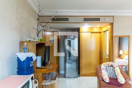 Cozinha - Geladeira de kitnet/studio à venda com 1 quarto, 32m² em Higienópolis, São Paulo
