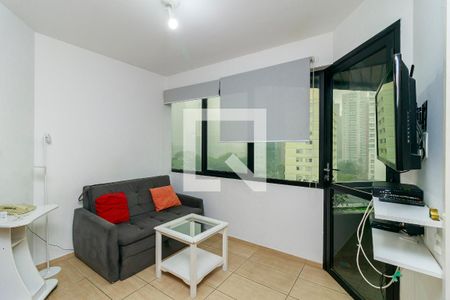 Sala de apartamento à venda com 1 quarto, 64m² em Cidade Monções, São Paulo