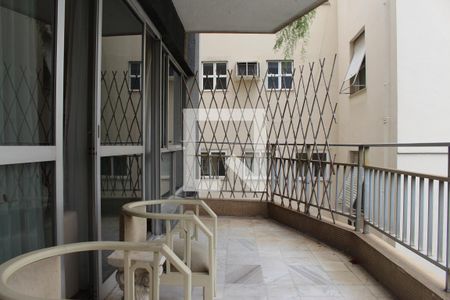 Varanda da Sala de apartamento para alugar com 3 quartos, 130m² em Laranjeiras, Rio de Janeiro