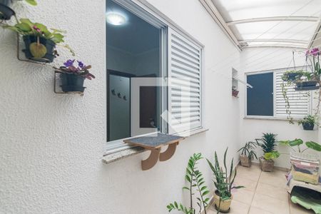 Terraço de apartamento à venda com 3 quartos, 83m² em Vila Homero Thon, Santo André
