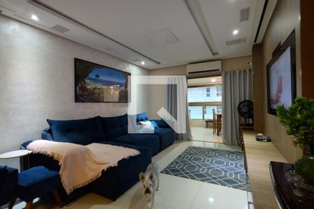 Sala de apartamento para alugar com 3 quartos, 182m² em Canto do Forte, Praia Grande