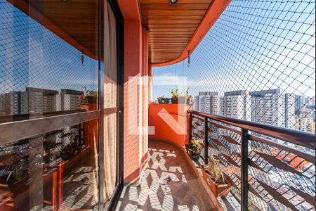 Varanda da Sala de apartamento para alugar com 3 quartos, 160m² em Centro, Santo André