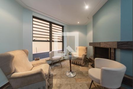Sala - Lareira de apartamento à venda com 4 quartos, 200m² em Santo Antônio, São Caetano do Sul