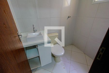 Banheiro da Suíte de apartamento à venda com 3 quartos, 60m² em Vila Camilopolis, Santo André