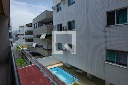 Varanda - vista de apartamento à venda com 3 quartos, 87m² em Recreio dos Bandeirantes, Rio de Janeiro