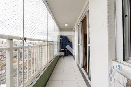 Varanda da Sala de apartamento à venda com 2 quartos, 49m² em Belém, São Paulo