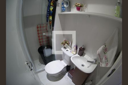 Banheiro de serviço de apartamento à venda com 2 quartos, 171m² em Jardim Arpoador, São Paulo