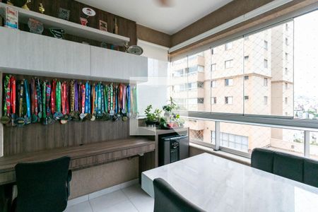 Varanda da Sala de apartamento à venda com 2 quartos, 85m² em Serra, Belo Horizonte