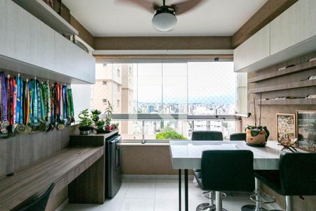 Varanda da Sala de apartamento à venda com 2 quartos, 85m² em Serra, Belo Horizonte
